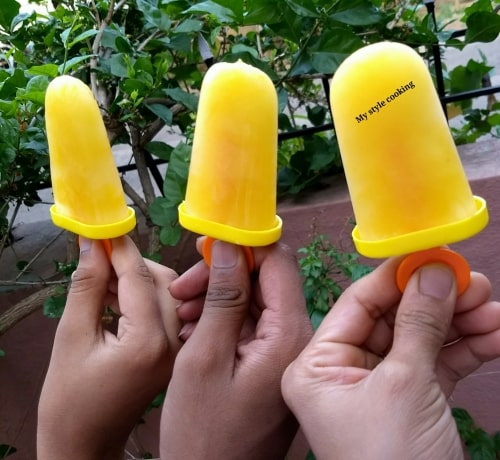 Mango Popsicle - Plattershare - Recipes, Food Stories And Food Enthusiasts
