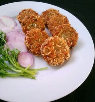 Aloo Poha Tikki/ Potato Cutlet - Plattershare - Recipes, food stories and food lovers