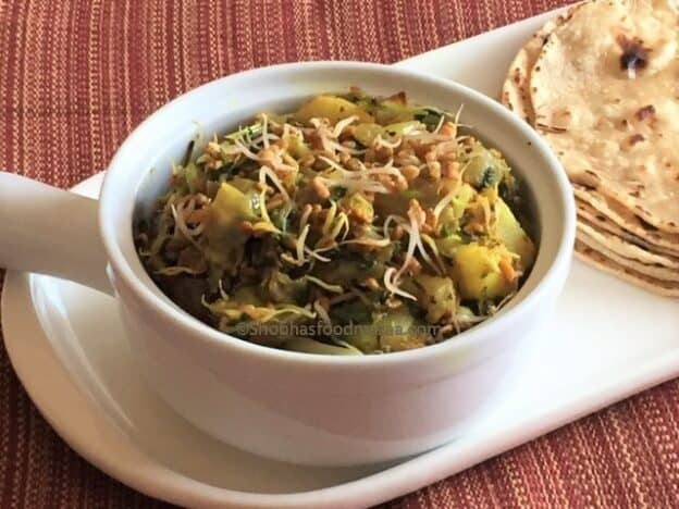 Methi Aloo With Fenugreek Sprouts - Plattershare - Recipes, Food Stories And Food Enthusiasts