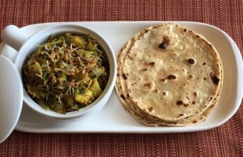 Methi Aloo With Fenugreek Sprouts - Plattershare - Recipes, food stories and food lovers