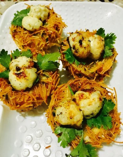 Potato Cheese Nest With Paneer Eggs - Plattershare - Recipes, Food Stories And Food Enthusiasts