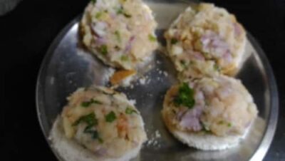 Instant Potato Idli: A Quick & Flavorful Indian Brunch - Plattershare - Recipes, food stories and food lovers Instant Potato Idli: A Quick & Flavorful Indian Brunch - Plattershare - Recipes, food stories and food lovers