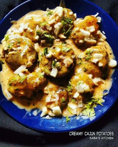 Creamy Cajun Potatoes - Plattershare - Recipes, Food Stories And Food Enthusiasts