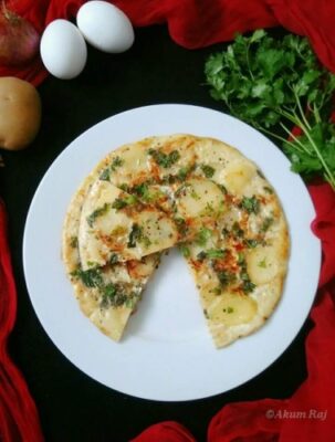 Egg Fry With Mexican Chilli Garlic Sauce. - Plattershare - Recipes, Food Stories And Food Enthusiasts