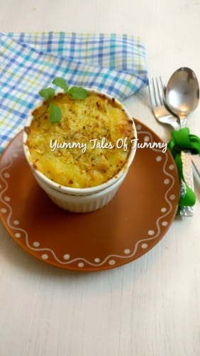 Baked Creamy Cheesy Potato Pie - Plattershare - Recipes, food stories and food lovers