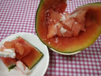 Frozen Creamy Watermelon - Plattershare - Recipes, food stories and food lovers