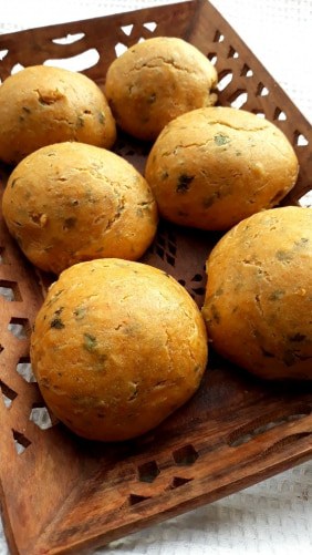 100% Whole Wheat Potato Stuffed Masala Buns - Plattershare - Recipes, Food Stories And Food Enthusiasts