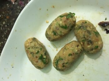Paneer Mint Stuffed Potato Cheese Nuggets - Plattershare - Recipes, food stories and food lovers