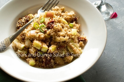 Pear And Quinoa Salad (Vegan Recipe ) - Plattershare - Recipes, food stories and food lovers
