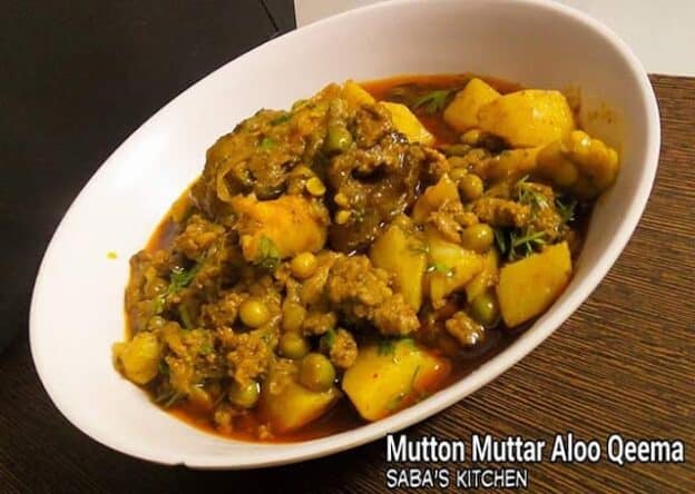 Mutton Matar Aloo Qeema - Plattershare - Recipes, Food Stories And Food Enthusiasts