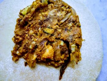 Banana Flowers Paratha - Plattershare - Recipes, food stories and food lovers