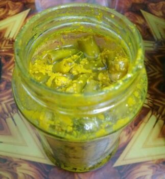 Green Chilly Pickle - Plattershare - Recipes, food stories and food lovers