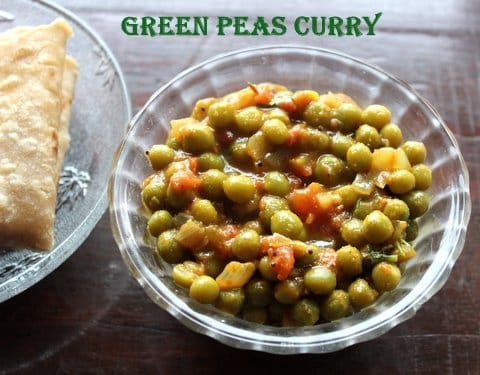 Green Peas Subzi - Plattershare - Recipes, Food Stories And Food Enthusiasts