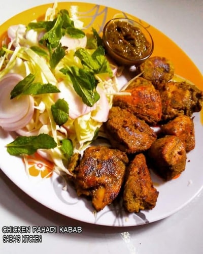 Chicken Pahadi Kabab - Plattershare - Recipes, food stories and food lovers