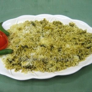 Palak Pulao - Plattershare - Recipes, food stories and food lovers