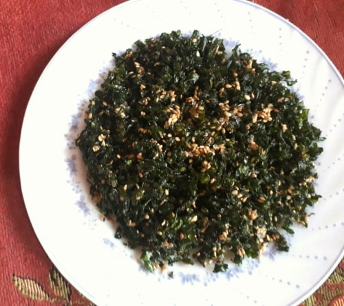 Crackling Spinach - Plattershare - Recipes, Food Stories And Food Enthusiasts