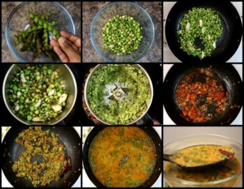 Whole Green Toor Amti - Plattershare - Recipes, food stories and food lovers