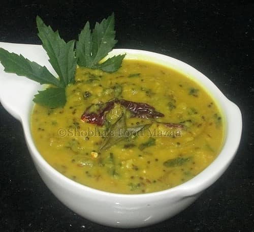 Gongura Pappu / Sorrel Leaves Dal Andhra Style - Plattershare - Recipes, food stories and food enthusiasts