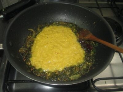 Tangy Gongura Pappu (Andhra Style Sorrel Leaves Dal) - Plattershare - Recipes, food stories and food lovers Tangy Gongura Pappu (Andhra Style Sorrel Leaves Dal) - Plattershare - Recipes, food stories and food lovers