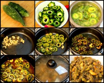 Kaju Karela - Plattershare - Recipes, Food Stories And Food Enthusiasts