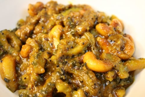 Kaju Karela - Plattershare - Recipes, food stories and food lovers