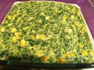 Baked Spinach Corn In White Sauce - Plattershare - Recipes, food stories and food lovers