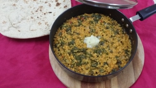 Dal Maat (Amaranthus And Red Lentils) - Plattershare - Recipes, food stories and food lovers