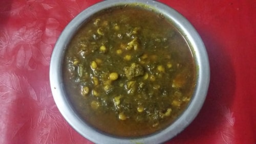 Hyderabadi Ambade Ki Katli (Red Sorrel Leaves And Bengal Gram Gravy) - Plattershare - Recipes, food stories and food lovers