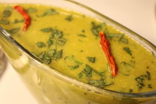 Green Peas Amti - Plattershare - Recipes, Food Stories And Food Enthusiasts