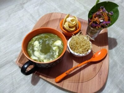 Vibrant Malabar Spinach Soup with Sweet Potato & Aromatic Spices - Plattershare - Recipes, food stories and food lovers Vibrant Malabar Spinach Soup with Sweet Potato & Aromatic Spices - Plattershare - Recipes, food stories and food lovers