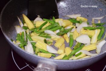 Stir Fry Exotic Veggies - Plattershare - Recipes, food stories and food lovers