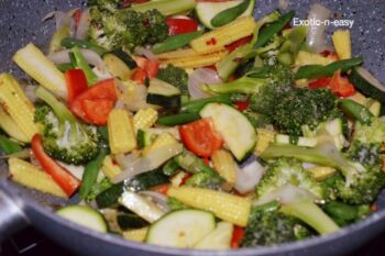 Stir Fry Exotic Veggies - Plattershare - Recipes, food stories and food lovers