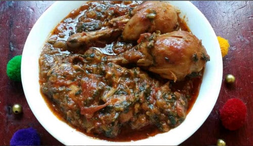 Kulfa Murgh (Purslane Chicken Curry) - Plattershare - Recipes, Food Stories And Food Enthusiasts