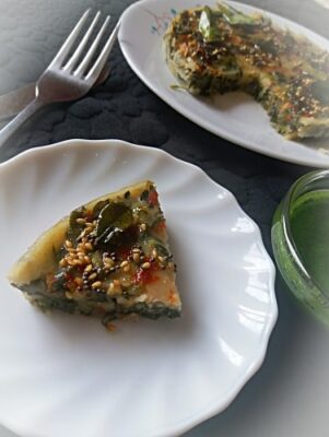 Steamed Amaranth and Semolina Savory Cake (Instant Pot or Stovetop) - Plattershare - Recipes, food stories and food lovers Steamed Amaranth and Semolina Savory Cake (Instant Pot or Stovetop) - Plattershare - Recipes, food stories and food lovers