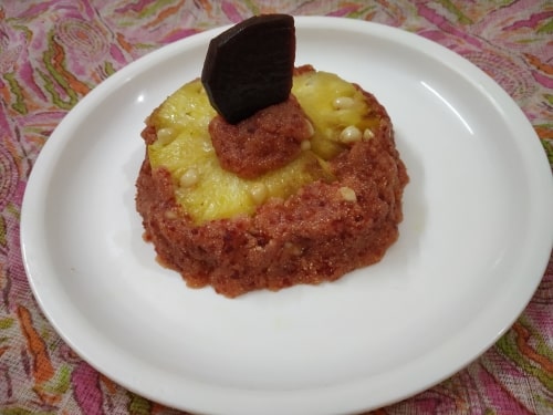 Pineapple Beetroot Dessert - Plattershare - Recipes, Food Stories And Food Enthusiasts
