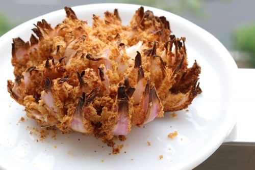 Blooming Onion - A Crispy Non Fried Snack ! - Plattershare - Recipes, food stories and food lovers