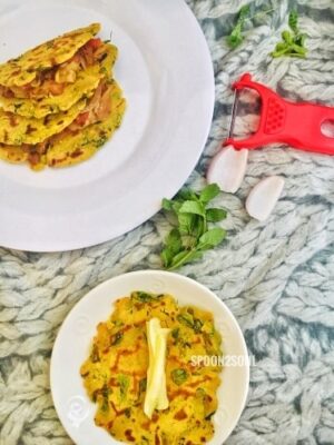 Savory Methi Millet Wraps (Gluten-Free & Nutrient-Rich) - Plattershare - Recipes, food stories and food lovers Savory Methi Millet Wraps (Gluten-Free & Nutrient-Rich) - Plattershare - Recipes, food stories and food lovers