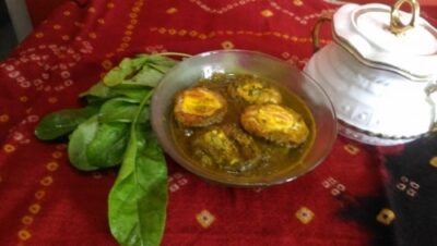 Palak Anda Curry - Plattershare - Recipes, food stories and food lovers
