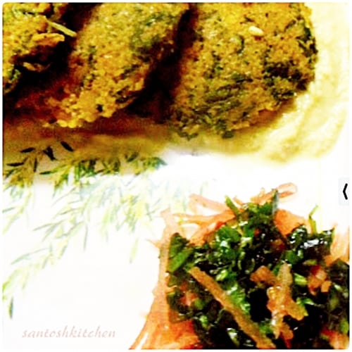 Spinach Cracked Wheat (Daliya)Idl - Plattershare - Recipes, Food Stories And Food Enthusiasts