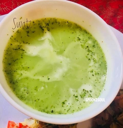 Moringa/ Drumstick Leaves Creamy Soup - Plattershare - Recipes, Food Stories And Food Enthusiasts