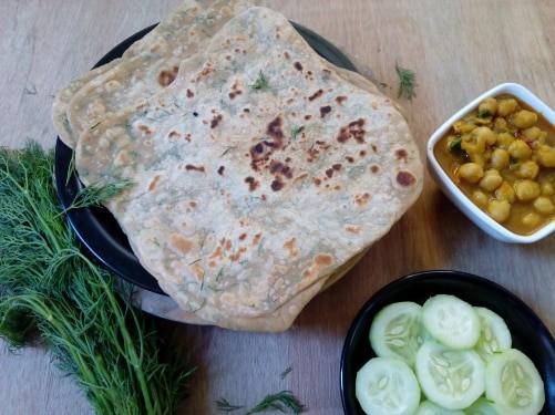 Dill Leaves Paratha - Plattershare - Recipes, food stories and food lovers