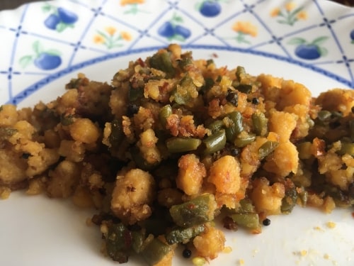 Beans Paruppu Usali - Plattershare - Recipes, food stories and food lovers