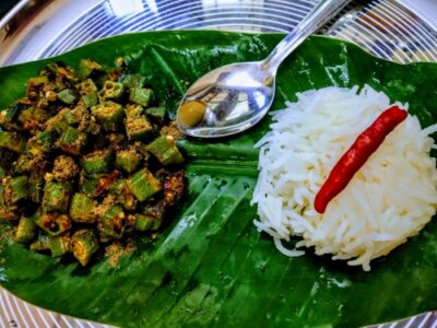 Spicy Okra (Bhindi) - Plattershare - Recipes, food stories and food lovers