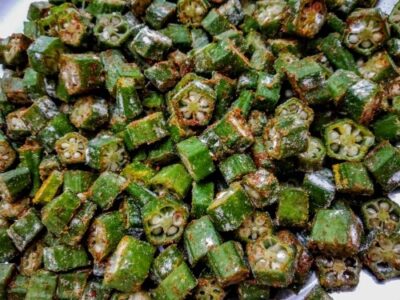 Spicy & Crispy Okra (Bhindi) Fry: A Flavorful Indian Side Dish - Plattershare - Recipes, food stories and food lovers Spicy & Crispy Okra (Bhindi) Fry: A Flavorful Indian Side Dish - Plattershare - Recipes, food stories and food lovers