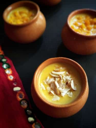 Mango Phirni - Popular Indian Dessert - Plattershare - Recipes, food stories and food lovers