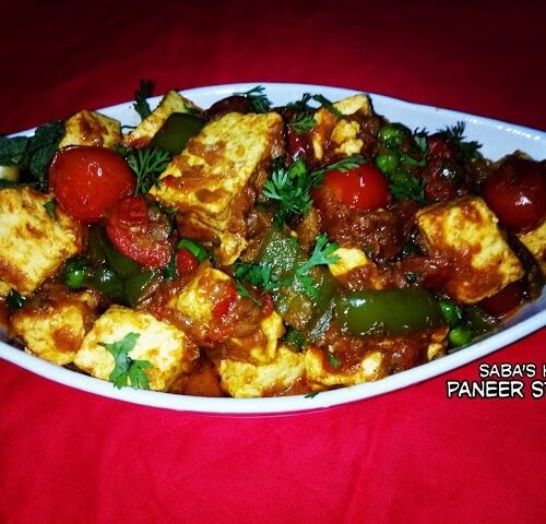 Paneer Stir Fry In Desi Style - Plattershare - Recipes, food stories and food enthusiasts
