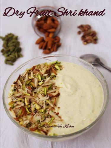 Dry Fruit Shrikhand - Plattershare - Recipes, food stories and food lovers