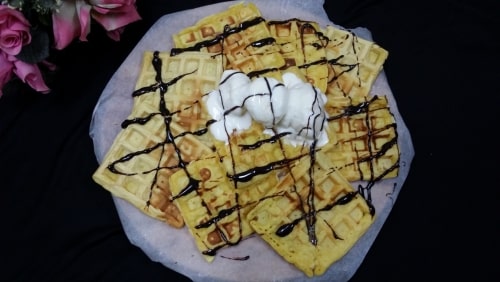 Custard Waffles - Plattershare - Recipes, food stories and food lovers