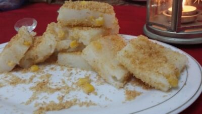 Creamy Corn Maja Blanca: A Filipino Dessert Dream - Plattershare - Recipes, food stories and food lovers Creamy Corn Maja Blanca: A Filipino Dessert Dream - Plattershare - Recipes, food stories and food lovers