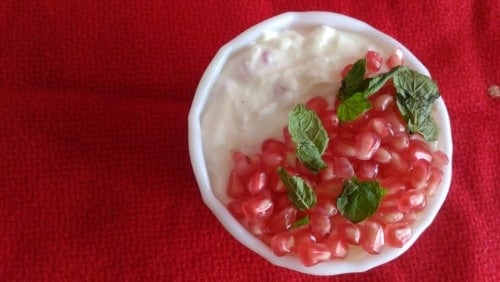 Pomegranate Raita - Plattershare - Recipes, Food Stories And Food Enthusiasts